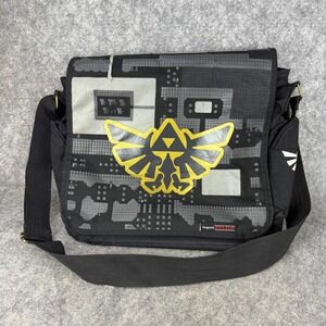 Legend of Zelda Messenger Bag Adjustable Strap Shield Laptop‎ Pockets